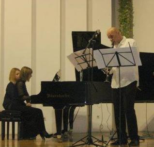 Концерт на Стојан Димов,кларинет и Рита Трпчева Поповиќ,пијано