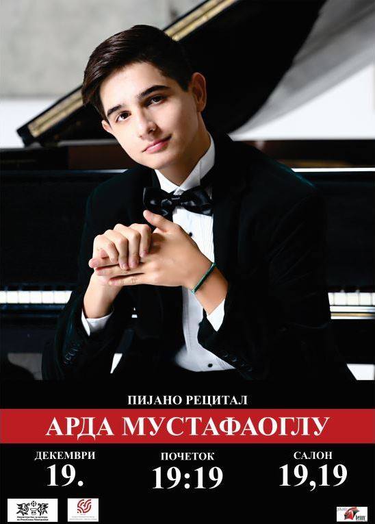 Recitalin e pianistit Arda Mustafaoglu