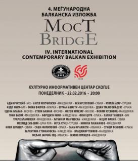 Të nderuar, Qendra Informative Kulturore – Shkup ju fton në Ekspozitën e IV Ndërkombëtare Ballkanike – MOST e cila do të mbahet me 22 shkurt (e hënë) 2016, me fillim në orën 20:00, në sallonin Imperial 2.
