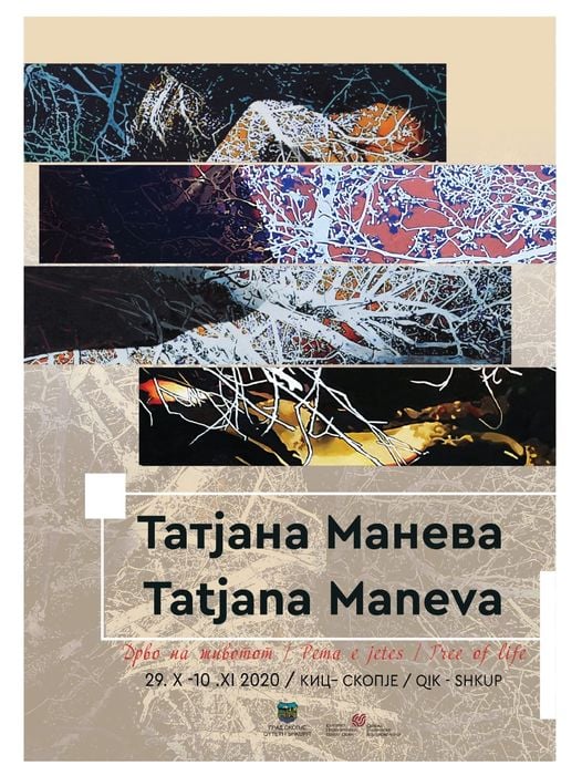 Ekspozita nga Tatjana Maneva e titulluar “Druri i jetës”.